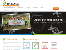 Tablet Screenshot of base-asia.com